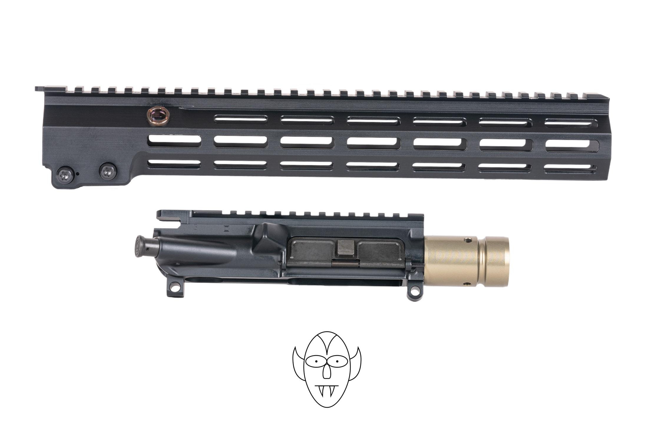 Geissele Automatics Super Duty Center Tab MK16 Assembled AR-15 Upper Receiver - 13.5" - BLEMULA